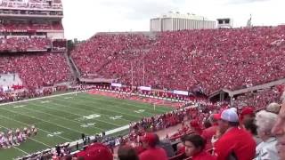 Cornhusker Marching Band pregame performance 1012016 [upl. by Anu]