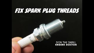 HOWTO Easily Fix Stripped SPARK PLUG Hole Threads [upl. by Patrizio286]