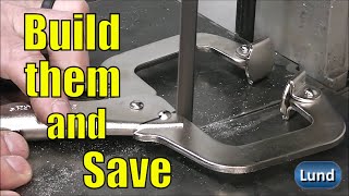 DIY Welding Project How To Make Welding Fixture Clamps [upl. by Ahsinrac]