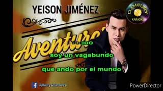 El aventurero  Yeison Jimenez karaoke [upl. by Luna]