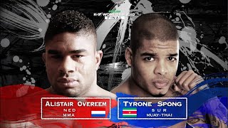 Alistair Overeem v Tyrone Spong [upl. by Otreblif]