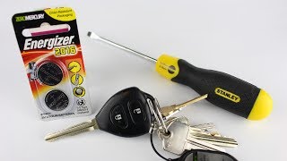 Toyota Yaris Key Fob battery Replacement [upl. by Prudence]