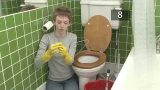 How To Unblock A Toilet [upl. by Nnylyaj]