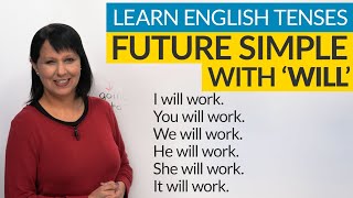 Learn English Tenses FUTURE SIMPLE with “WILL” [upl. by Laven676]