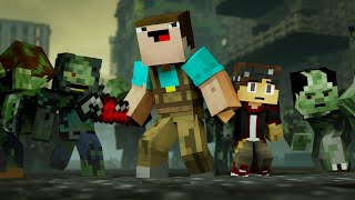 ZOMBIE APOCALYPSE Minecraft Animation [upl. by Kcirddehs]