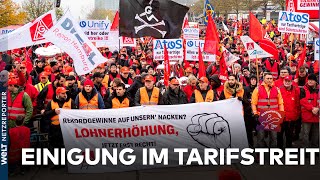 LOHNERHÖHUNG amp EINMALZAHLUNG Einigung im Tarifstreit der Metall und Elektroindustrie [upl. by Giltzow]