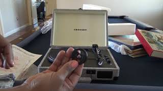 Crosley Cruiser Deluxe Record Player Unboxing amp First Sounds [upl. by Merla]