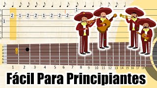 COMO TOCAR las Mañanitas 🎸 Tutorial Para Principiantes  Guitarra Fácil  Tablatura  Tabs  Punteo [upl. by Silber146]