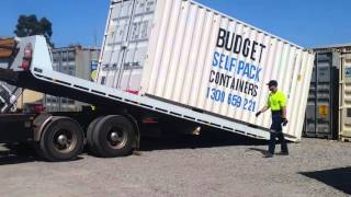 Shipping container unload  20ft [upl. by Devine67]