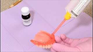 Full Chairside Denture Reline Procedure using SOFRELINER TOUGH® [upl. by Odnalro]