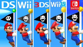 Evolution of Mario Hitting the Top of the Flagpole 19852020 [upl. by Garin]