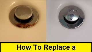 How To Replace a Rusty Sink Drain HowToLoucom [upl. by Epperson560]