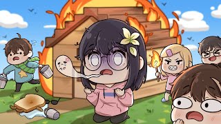 YOU SET THE HOUSE ON FIRE  Ft DisguisedToast Michael Reeves Yvonne Scarra amp Sykkuno [upl. by Clio]