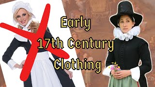 Getting Dressed in Early 17th Century Historical Clothing 16001625 [upl. by Amethist]