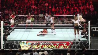 WWE Raw 081110 Eve amp The Bella Twins vS Maryse Alicia Fox amp Tamina [upl. by Doreg]