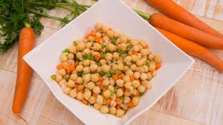 Receta de ensalada de garbanzos  Karlos Arguiñano [upl. by Akcirderf]