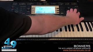 Yamaha PSR730 Keyboard  Tutorial [upl. by Nahgrom]