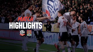 HIGHLIGHTS  Wanderers vs Northampton Town [upl. by Econah492]