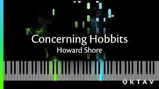 Concerning Hobbits Lord of the Rings  Piano Tutorial [upl. by Leunas]