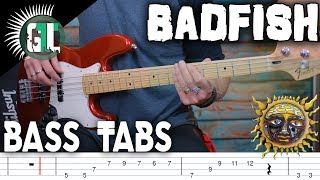 Sublime  Badfish  Bass Cover With Tabs in the Video [upl. by Thordis]