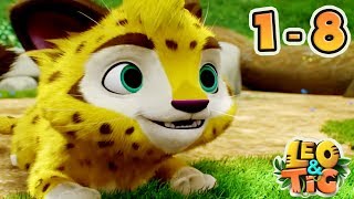 Leo and Tig  All 8 episodes collection  New animated movie 2018  Kedoo ToonsTV [upl. by Harihs]