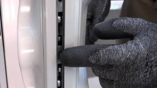 How To Adjust Sliding Glass Door Lock amp Handle [upl. by Hairu]