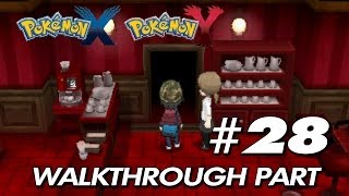 Pokemon X amp Y  Walkthrough Part 28 quotLysandre Cafe  Hidden Door Passwordquot [upl. by Fleming]