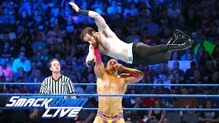 Hype Bros vs Vaudevillains  SmackDown Tag Team Title Tournament Match SmackDown Live Aug 30 2016 [upl. by Haleehs]