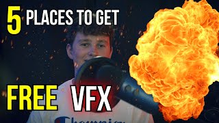 5 Places You Can Get FREE VFX Assets [upl. by Hsaniva]