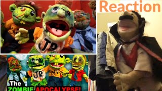 SML Halloween Special The Zombie Apocalypse Reaction Puppet Reaction [upl. by Yelsew792]