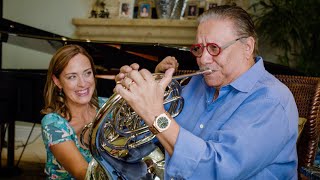 Arturo Sandoval takes the Sarahs Music Horn Challenge [upl. by Connors595]