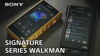 Sonys Signature Series Walkman NWWM1Z and NWWM1A [upl. by Doralin]