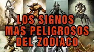 RANKING DE LOS SIGNOS MAS PELIGROSOS DEL ZODIACO 😨 [upl. by Arrej]