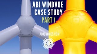 Drone Wind Turbine  Blade Inspection with Thermal Imaging  WindVue Case Study [upl. by Warthman672]