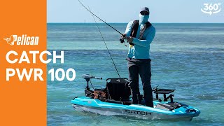 PELICAN  CATCH PWR 100 Fishing Kayak Walkthrough [upl. by Almeta]