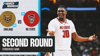 NC State vs Oakland  Second Round NCAA tournament extended highlights [upl. by Haleeuqa]