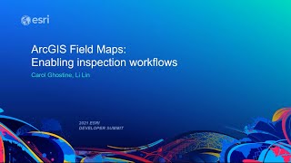 ArcGIS Field Maps Enabling Inspection Workflows [upl. by Orgel]