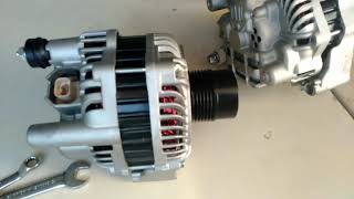 Holden VZ LS1 alternator replacement [upl. by Lettie]