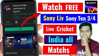 How to Watch Sony Ten 3 Sony Ten 4 Sony Liv  Sony Liv channel kaise dekhe TechinHindi [upl. by Drusie79]