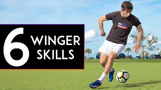 6 SIMPLE Skill Moves for Wingers [upl. by Ayekam]