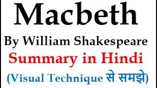 Macbeth in Hindi by William Shakespeare Key FactssummaryNarration analysis in Hindi [upl. by Devonne]