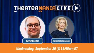 TheaterMania Live with Hannah Waddingham [upl. by Rania]