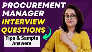 Procurement Manager Interview Questions and Answers  Procurement Officer Interview Questions [upl. by Ellenhoj]