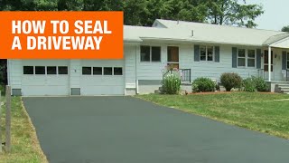 How to Seal a Driveway  The Home Depot Canada [upl. by Euginom]