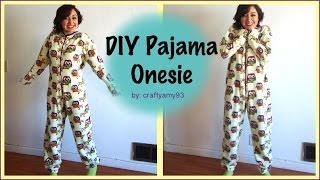 DIY Pajama Onesie [upl. by Rebeh857]