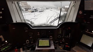 1 Briançon à lArgentière sous la neige BGC 81500 Cab ride drive SNCF TER PACA [upl. by Michele15]