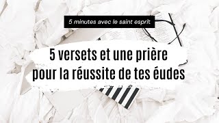 5 Versets bibliques et une prière pour la réussite de tes études  By Linda Luz [upl. by Will655]