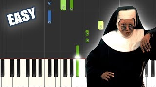 Oh Happy Day  Sister Act 2  EASY PIANO TUTORIAL  SHEET MUSIC by Betacustic [upl. by Olnton]