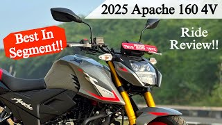 2025 Apache 160 4V Ride Review  Best In Segment [upl. by Bal]