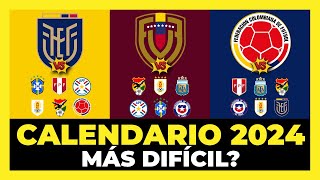 Análisis Calendario 2024 Eliminatorias Sudamericanas Mundial 2026⚽🏆 [upl. by Aridnere]